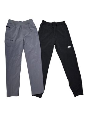North Face, Black, On Trail Pants Size 12 And Under Armour Pants, Grey, Size M